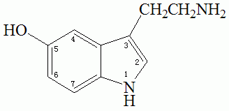 5-羟色胺 的分子式