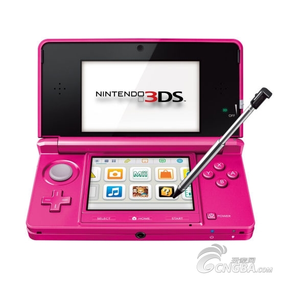 3DS XL颜色：珠光桃红(Shimmer Pink)